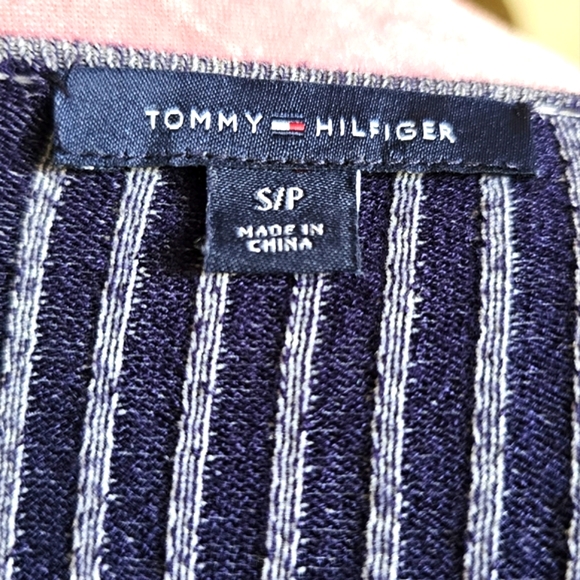 Tommy Hilfiger cardigan. Navy rib. Size  small. - Picture 8 of 9